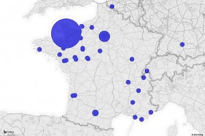 Aperçu de notre réseau d'Anciens à travers la France