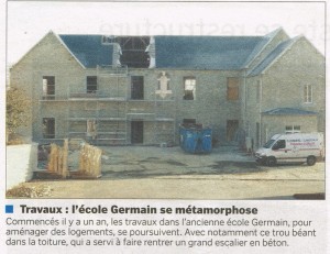 L'école Germain se métamorphose - La Manche Libre 21/02/2015, Coutances